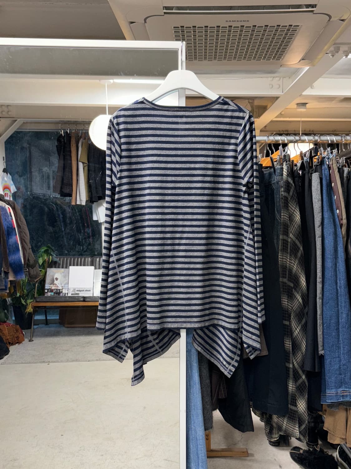 아츠로 타야마 변형 스트라이프 롱슬리브 상품이미지2