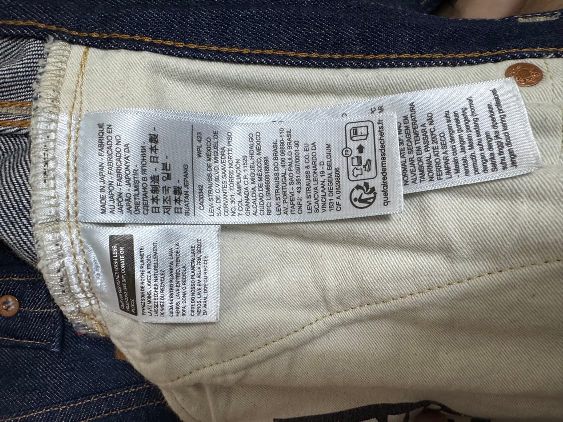 리바이스 lvc37501 36-34 3회 소킹 제품 판매합니다 상품이미지6