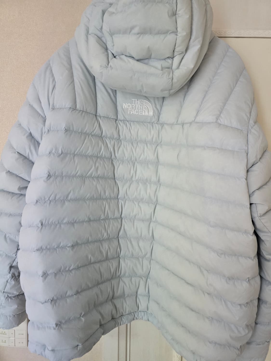 노스페이스 경량 패딩 스카이블루 XL 상품이미지2