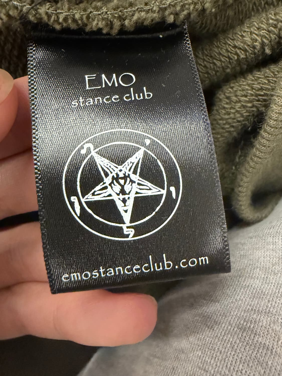 에모스탠스클럽 카키 비엔나 후드집업 1사이즈 상품이미지3