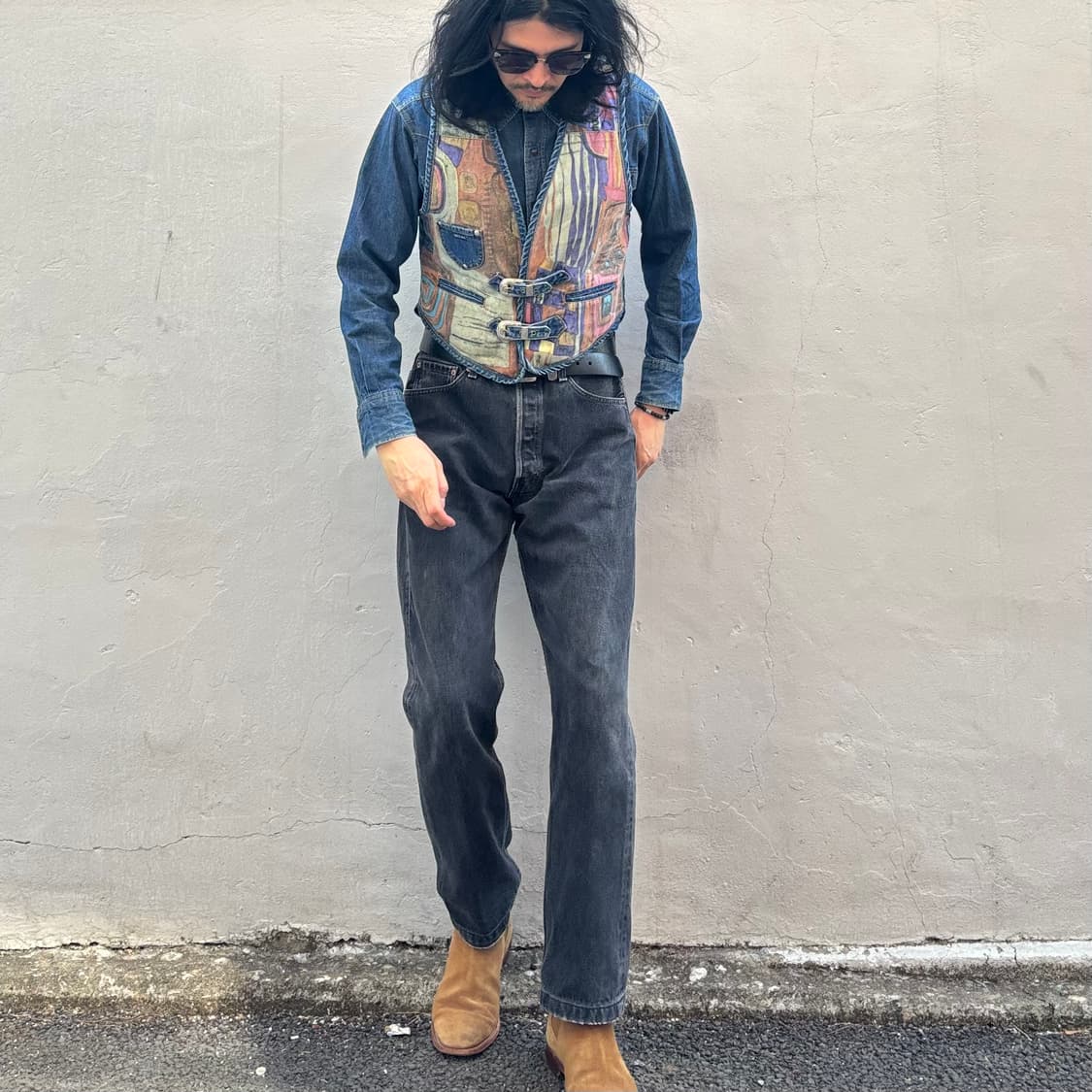 90년대 미국 리바이스 501 흑청 상품이미지3