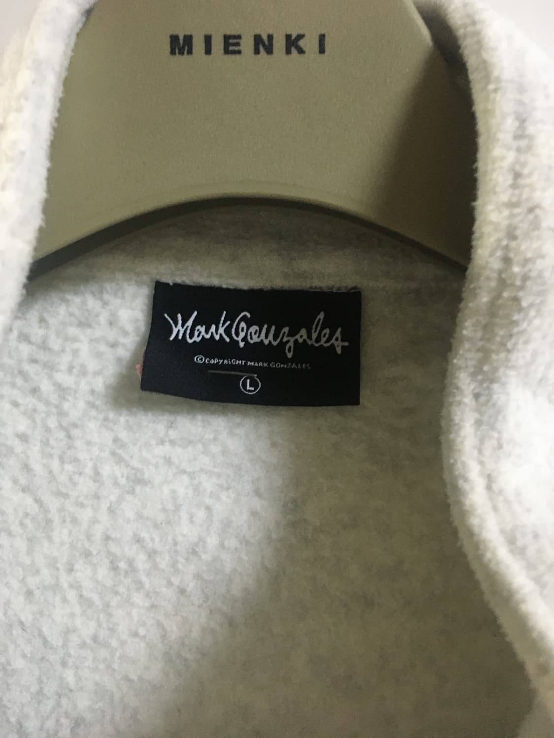 마크곤잘레스 빅로고 오트밀 플리스 L 상품이미지4