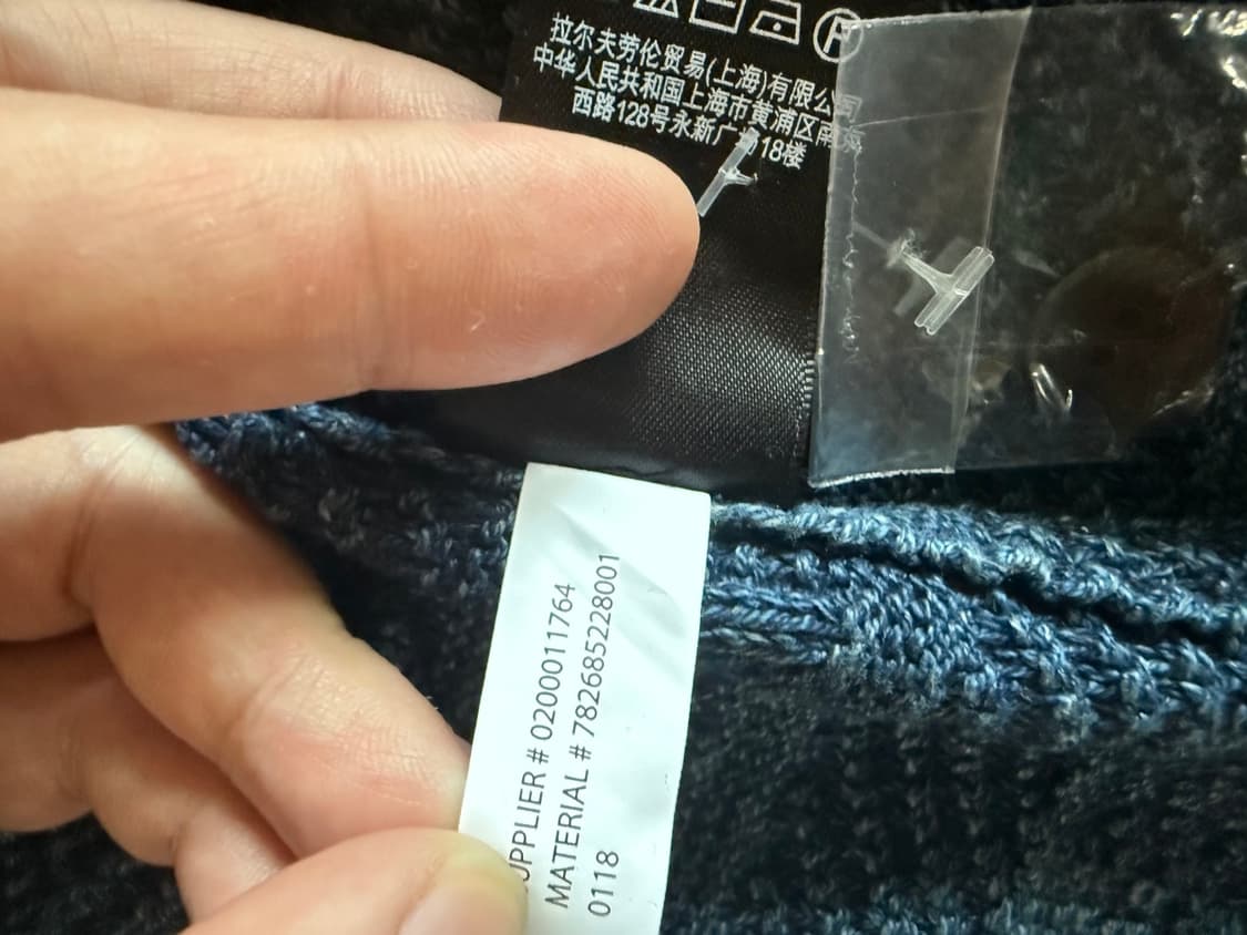 RRL 인디고 코튼/린넨 니트 오버셔츠 상품이미지9