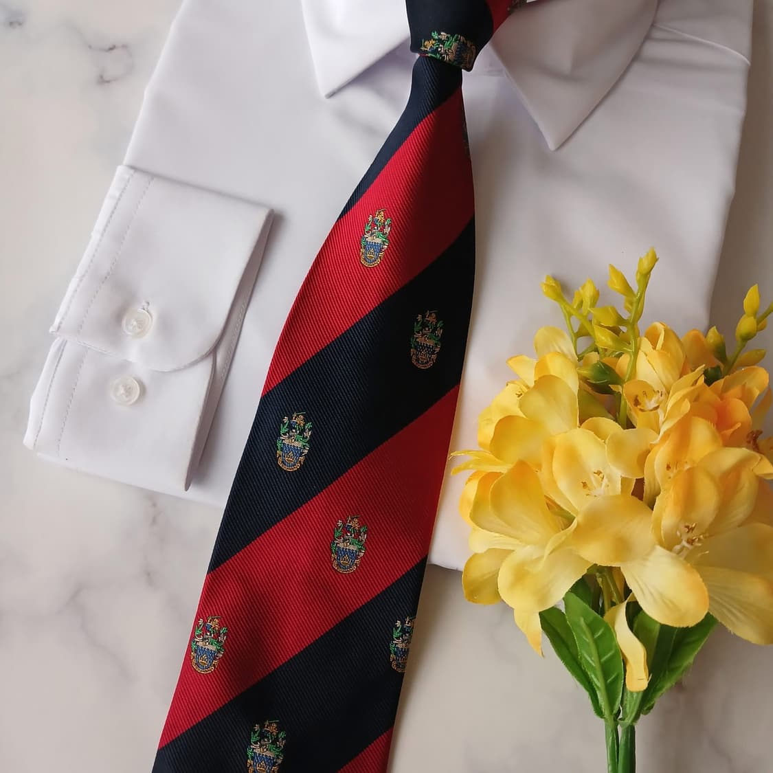 아쿠아스큐텀 실크 스트라이프 넥타이 9.7cm A등급 A18921
 상품이미지5