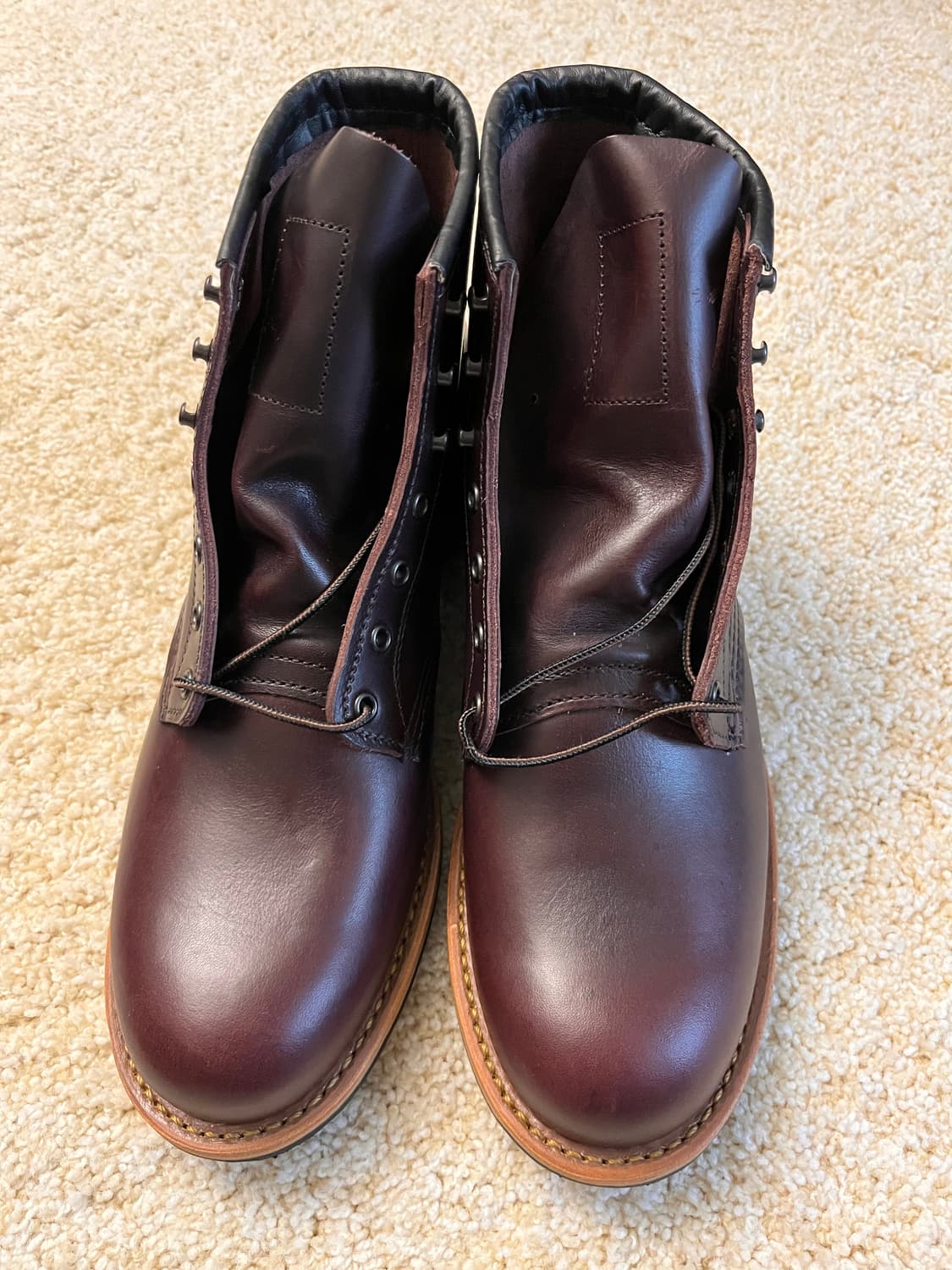 [미사용새상품] 레드윙 벡맨 9419 블랙 체리 9팩토리 세컨드 상품이미지2