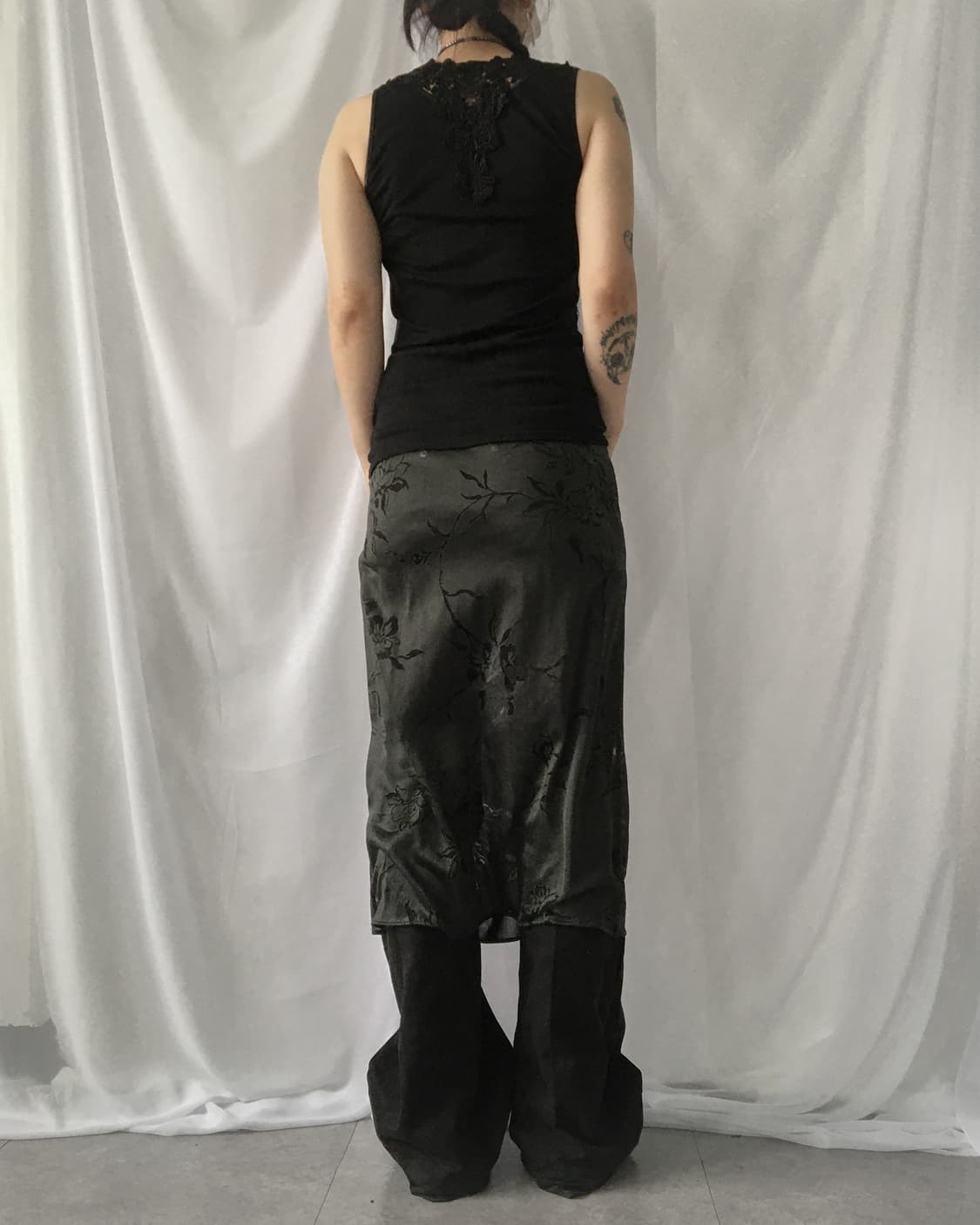 Crochet lace trimming sleeveless 상품이미지7
