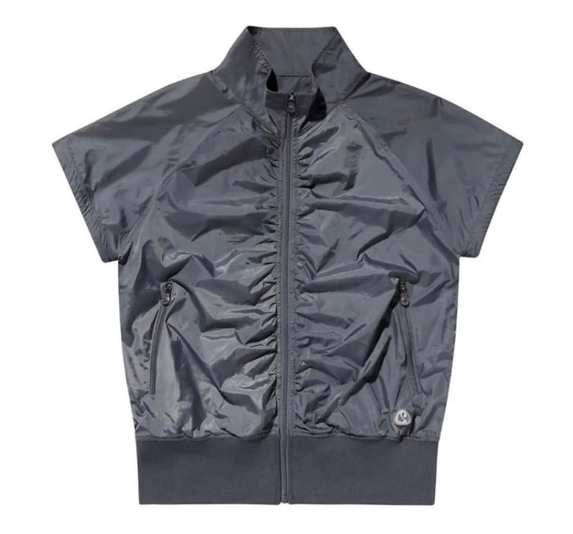 스마트유즈어반풀 suu 퍼커링 윈드브레이커 차콜 상품이미지1