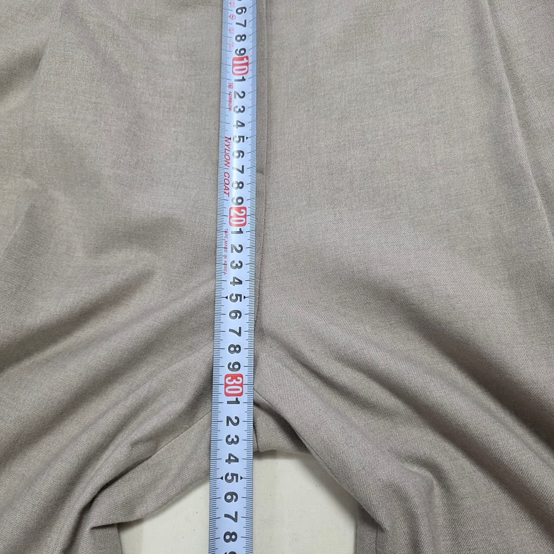 1178 mikve 베이지색 와이드 여성 바지 M 상품이미지6