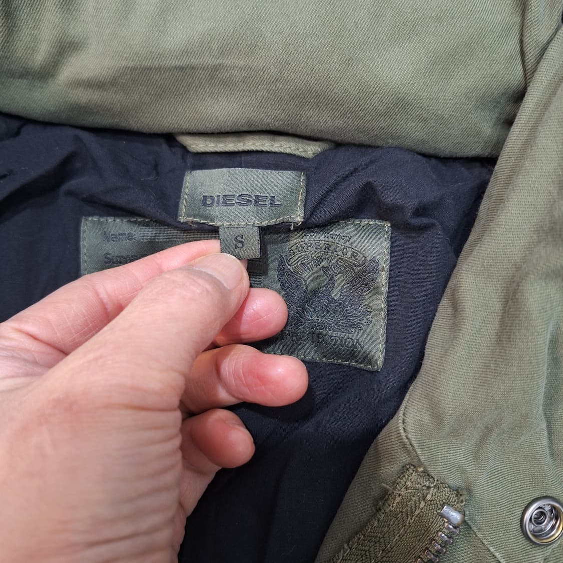 디젤 야상빈티지자켓S 상품이미지10