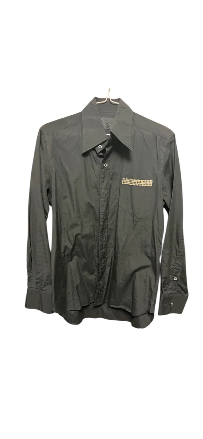  Roen 스팡글 스컬셔츠 상품이미지1