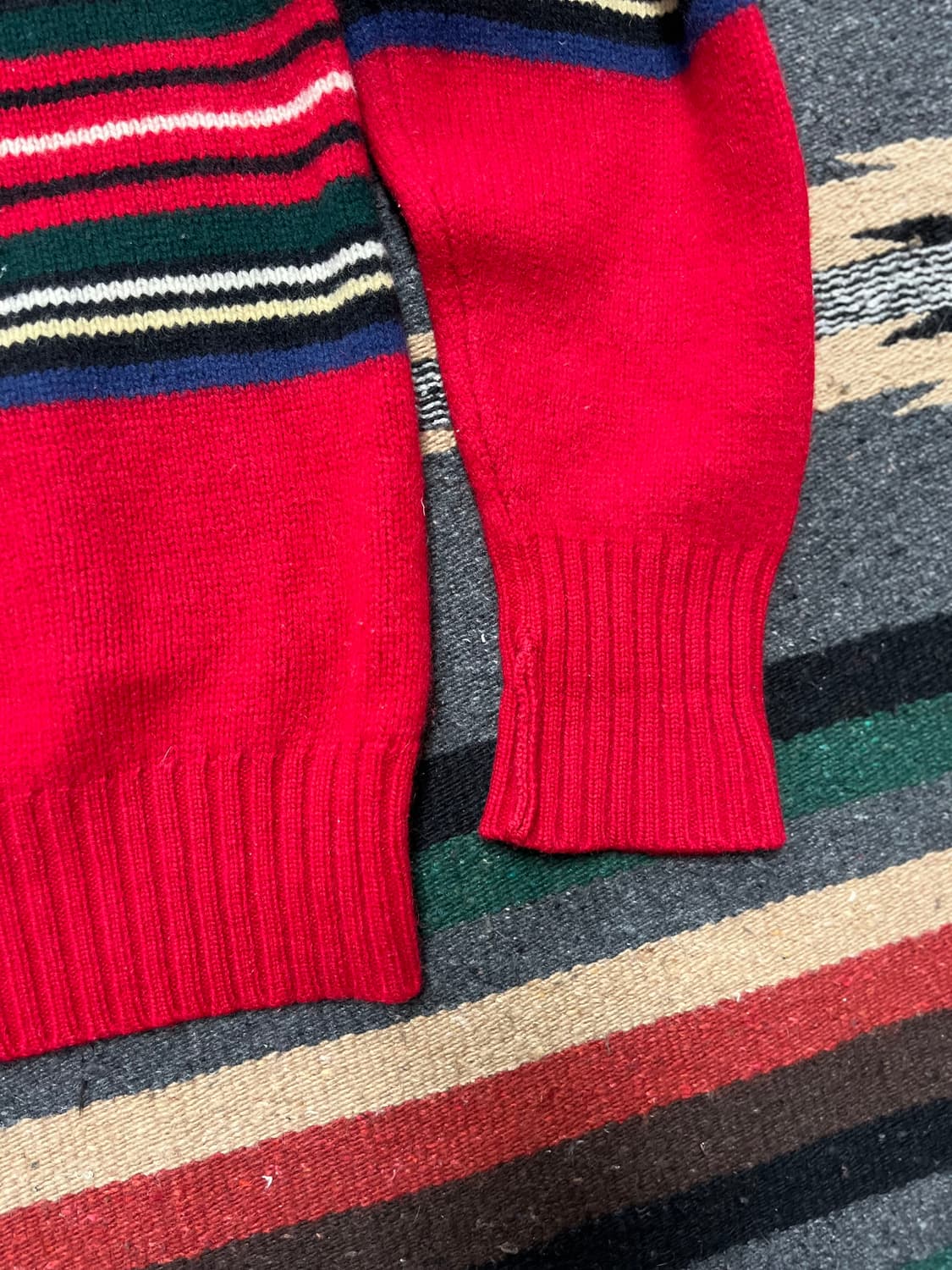 90‘s Polo ralphlauren lambs wool knit    상품이미지4
