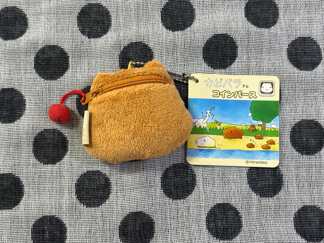 [텍O새상품] 고전 빈티지 산엑스 카피바라상 파우치 지갑 상품이미지2