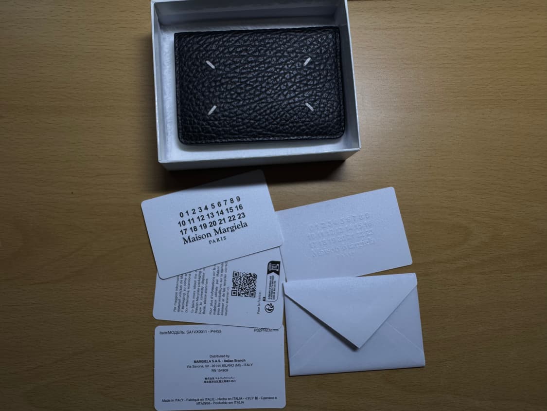 [택포] 마르지엘라 카드지갑 블랙 상품이미지4