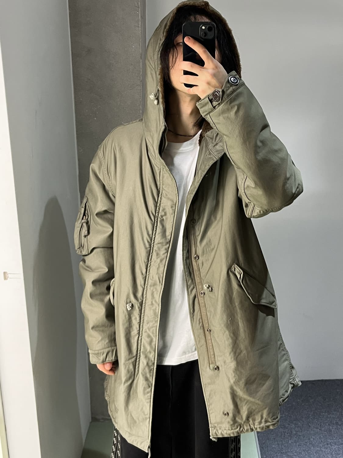 와코마리아 15fw m-1948 모드 파카 상품이미지3