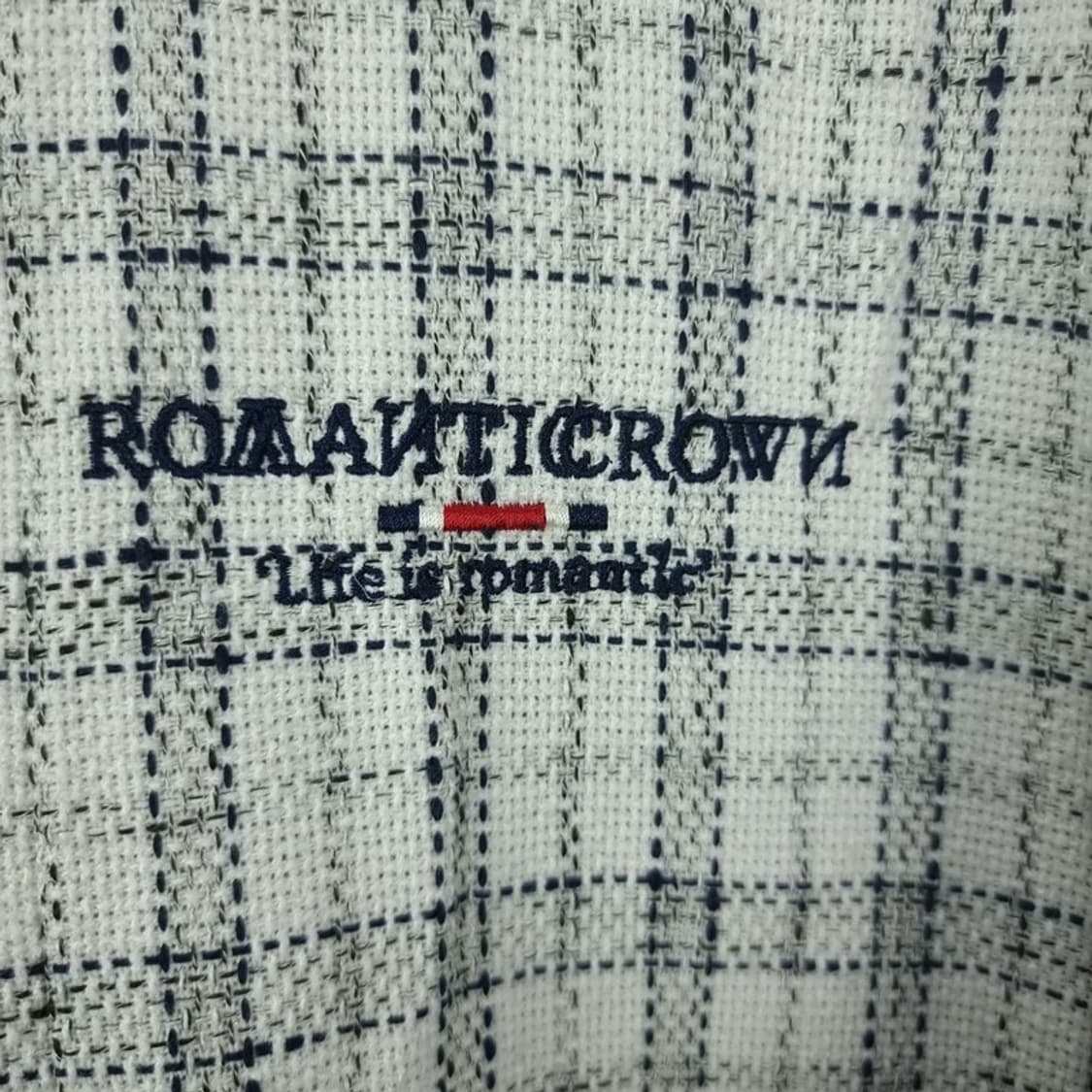 [로맨틱크라운] 오버핏 데님 카라 트위드 야상 코트 M18770 상품이미지6