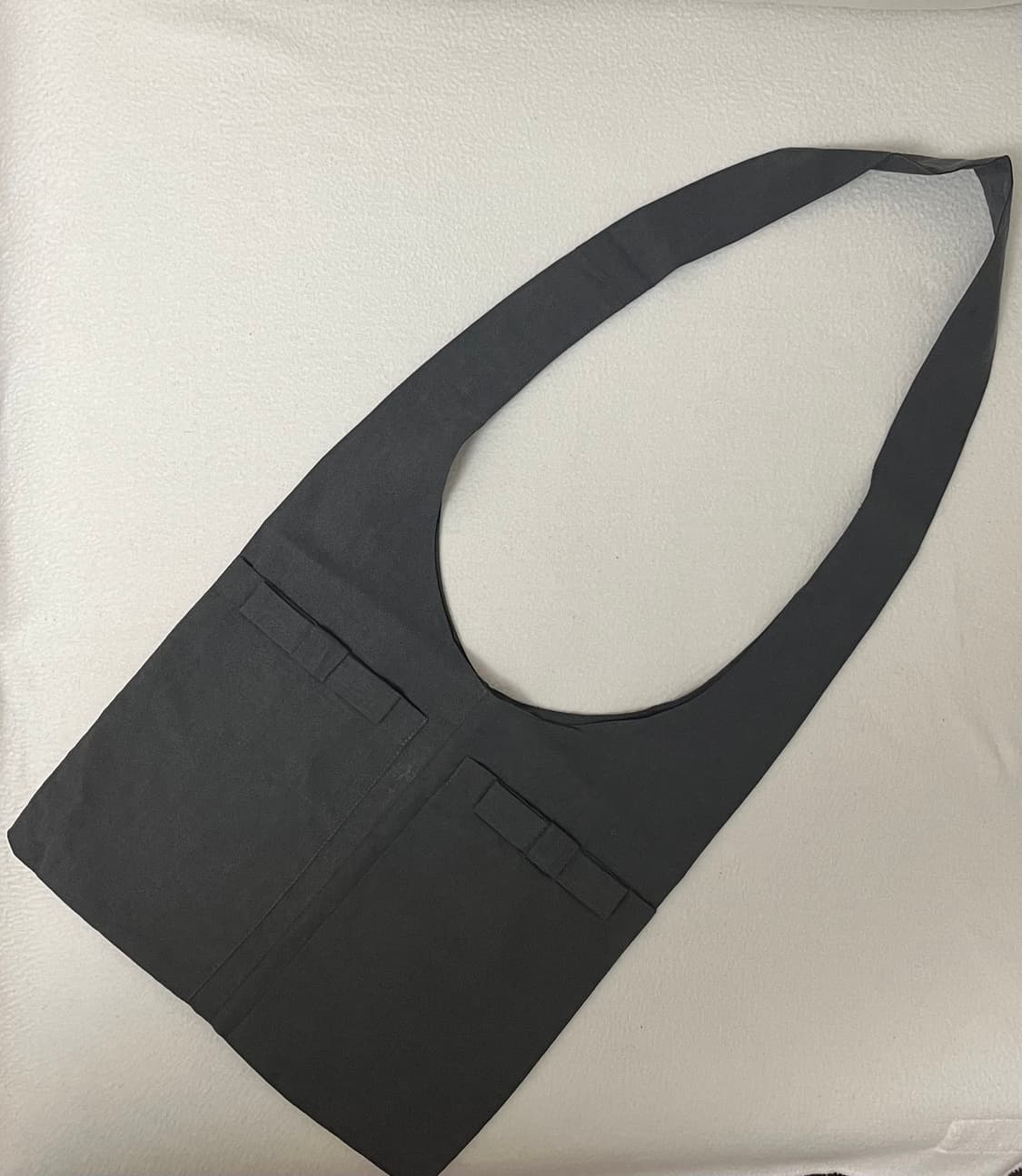 Ribbon Detail Shoulder Bag_Grey 상품이미지3