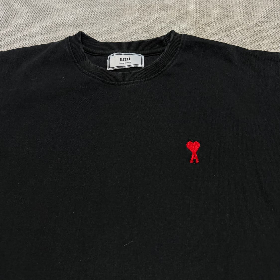 아미(AMI) 스몰 하트 반팔티 상품이미지3