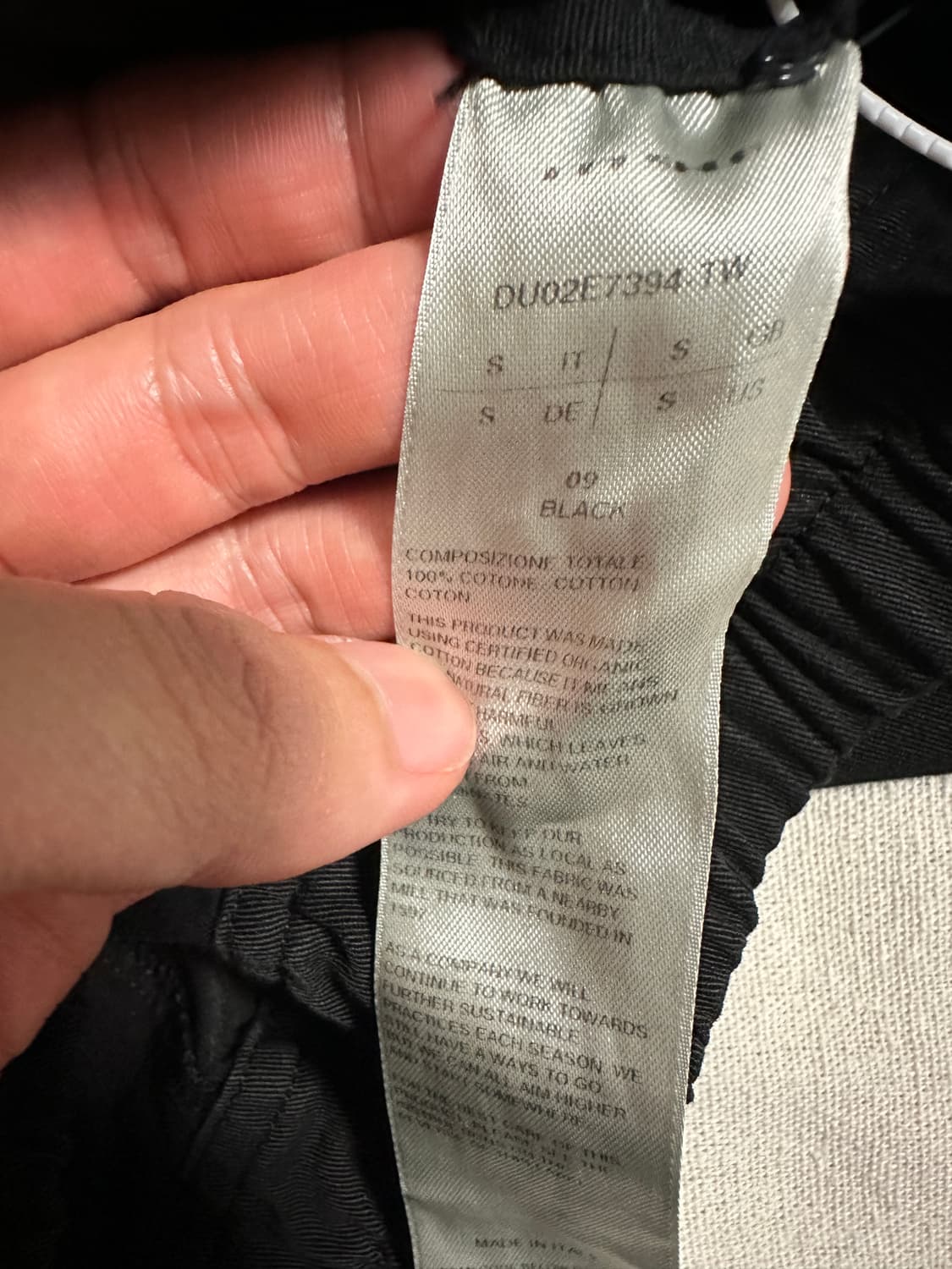 [S] 릭오웬스 다크쉐도우 와이드 크리치 카고 태권도 팬츠 TW 상품이미지4