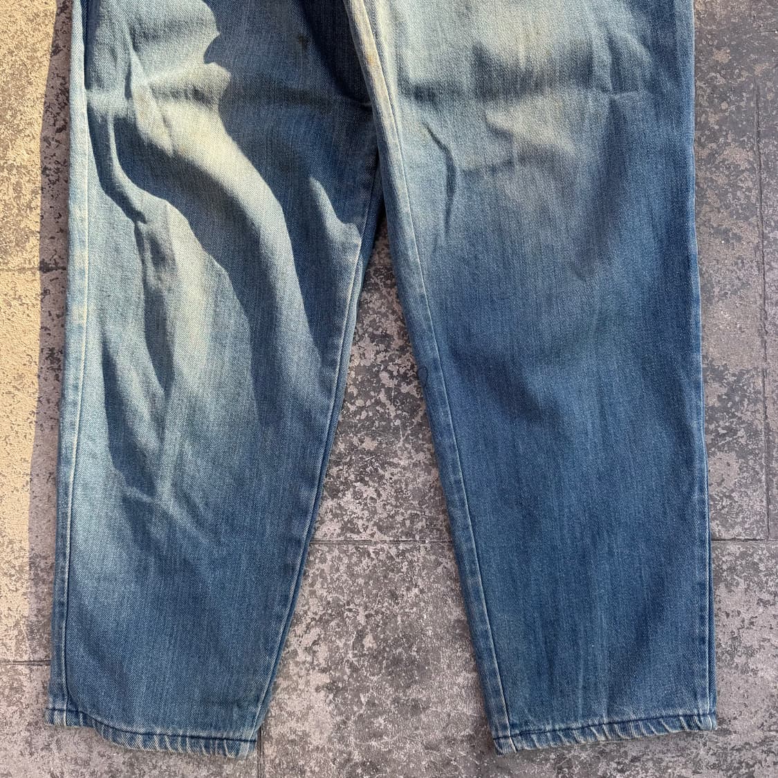 80s Sasson USA 로고 데님 배기 팬츠 상품이미지5