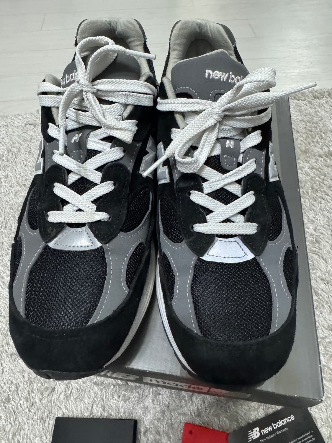 [270] 뉴발란스992 블랙그레이 상품이미지2