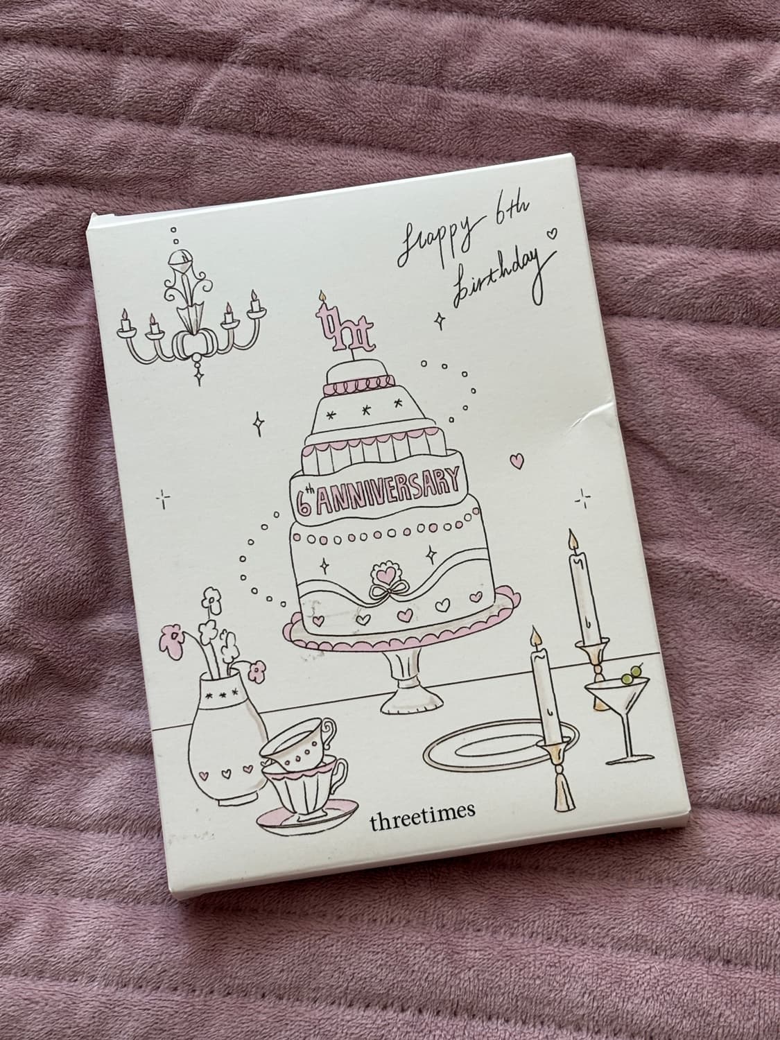 쓰리타임즈 6주년 하트 손거울 상품이미지1