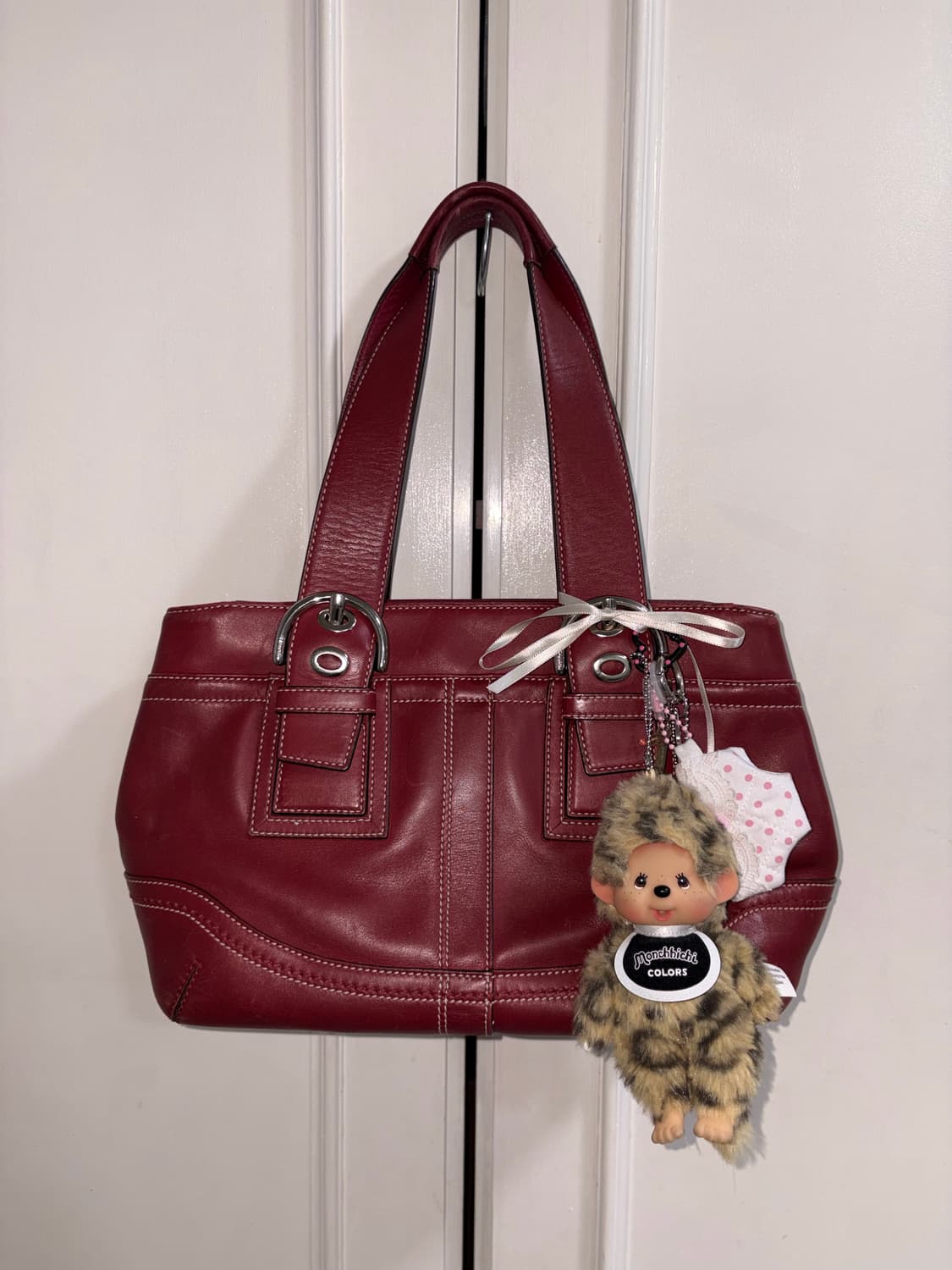 Coach red shoulder bag 상품이미지1