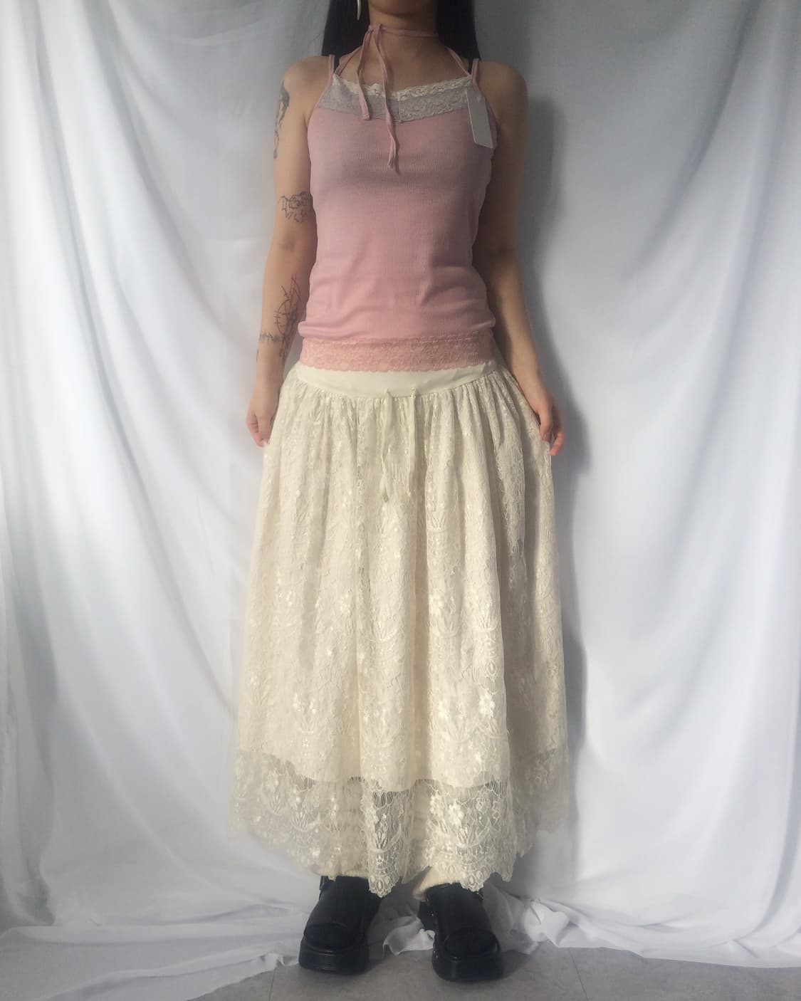 Lace point holter sleeveless 상품이미지6