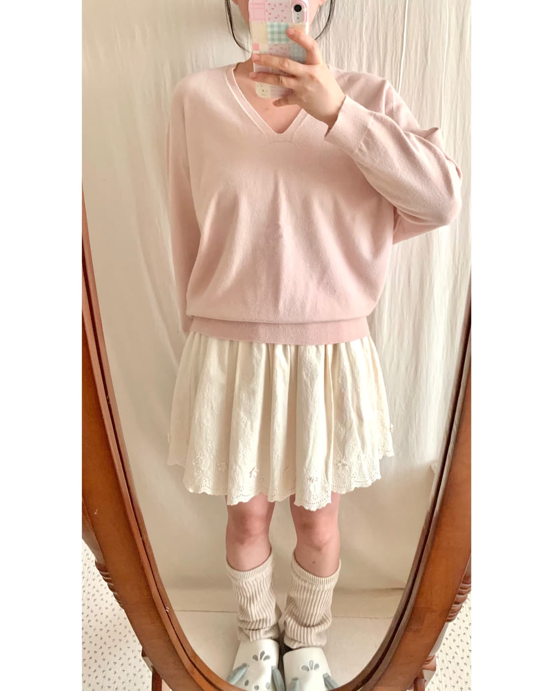 파스텔핑크 딸기우유 아방 니트 상품이미지1