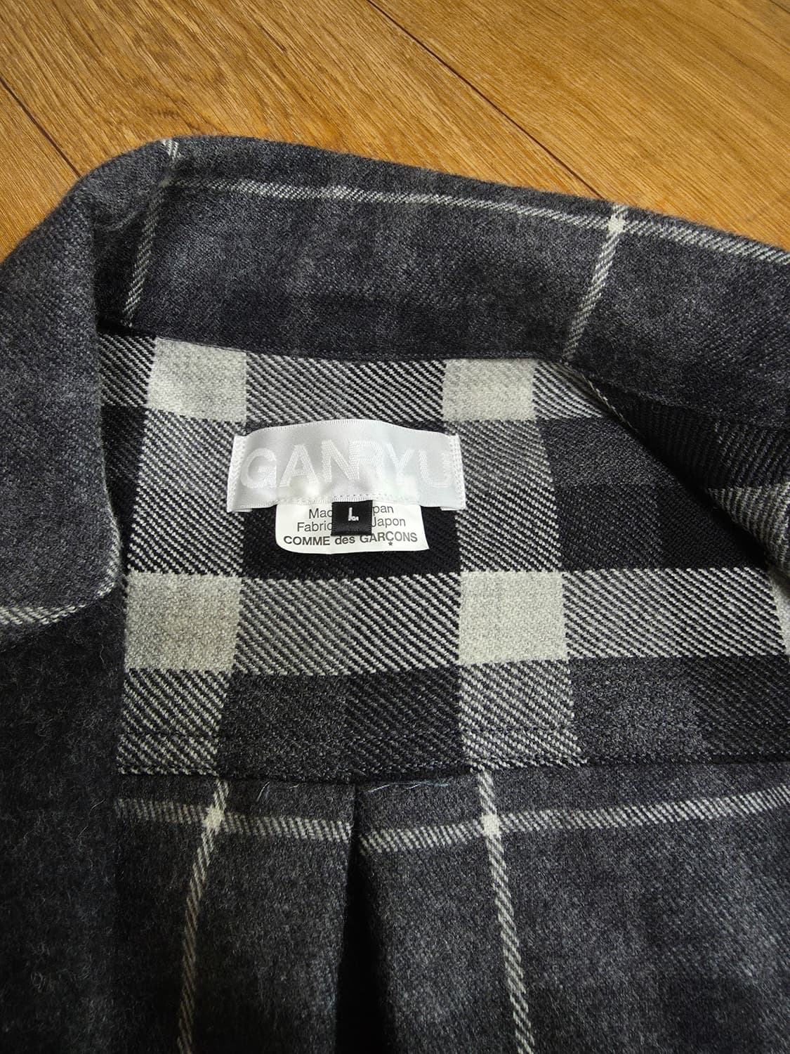 꼼데가르송 간류 믹스 자켓 셔츠 상품이미지3