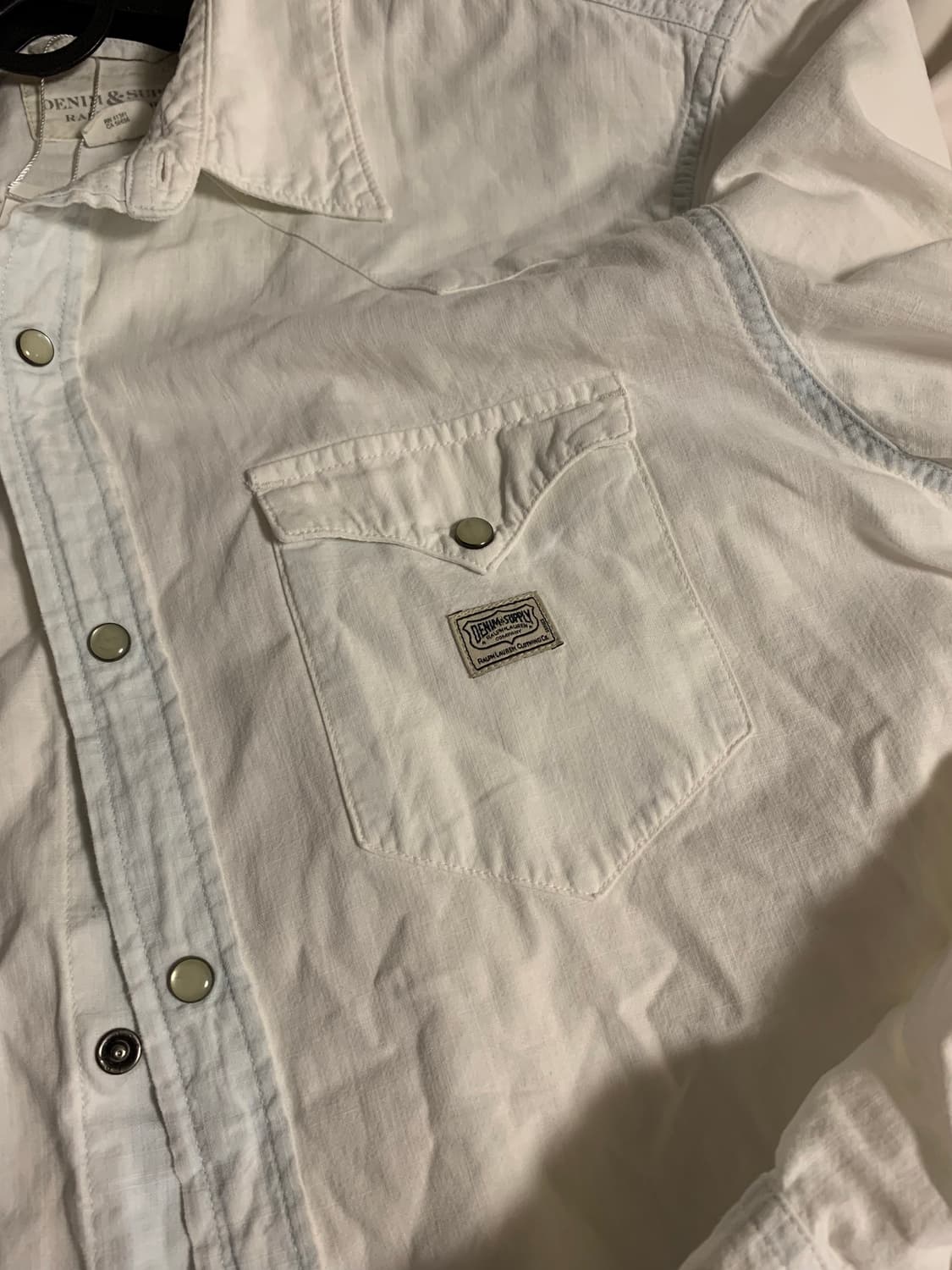 랄프로렌 denim&supply 화이트데님셔츠 상품이미지3