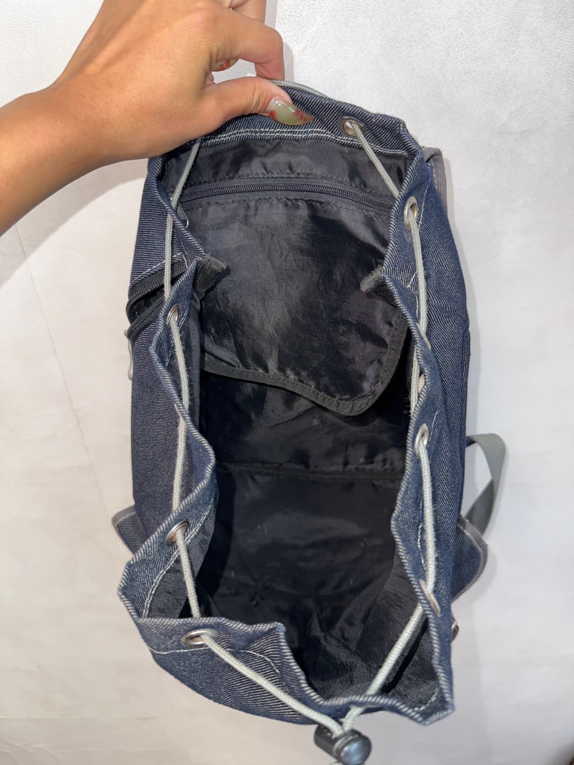 Denim buckled multi pocket backpack 상품이미지4