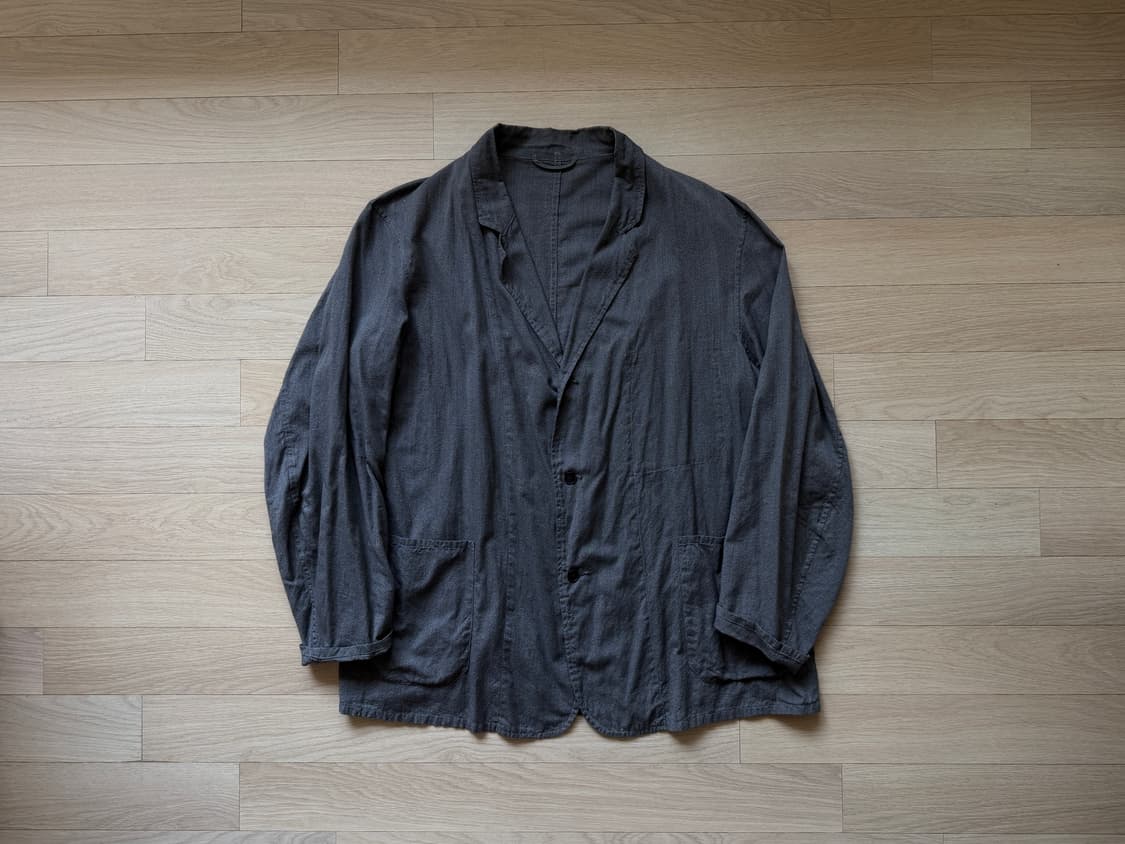 코모리(COMOLI) 22SS 요리모쿠 자켓 그레이 3사이즈 상품이미지1