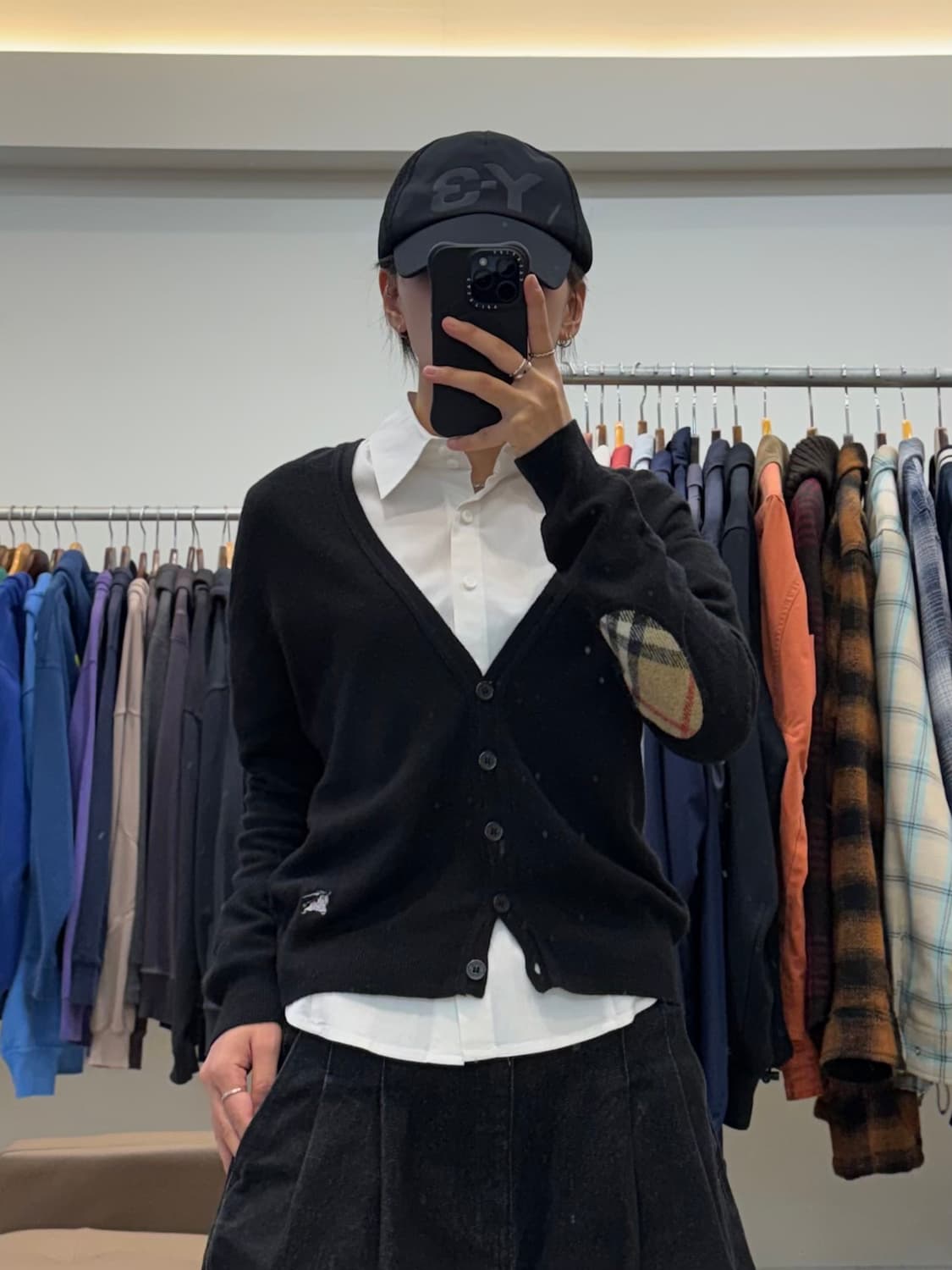 버버리 벰톤 체크 패치 가디건 상품이미지8