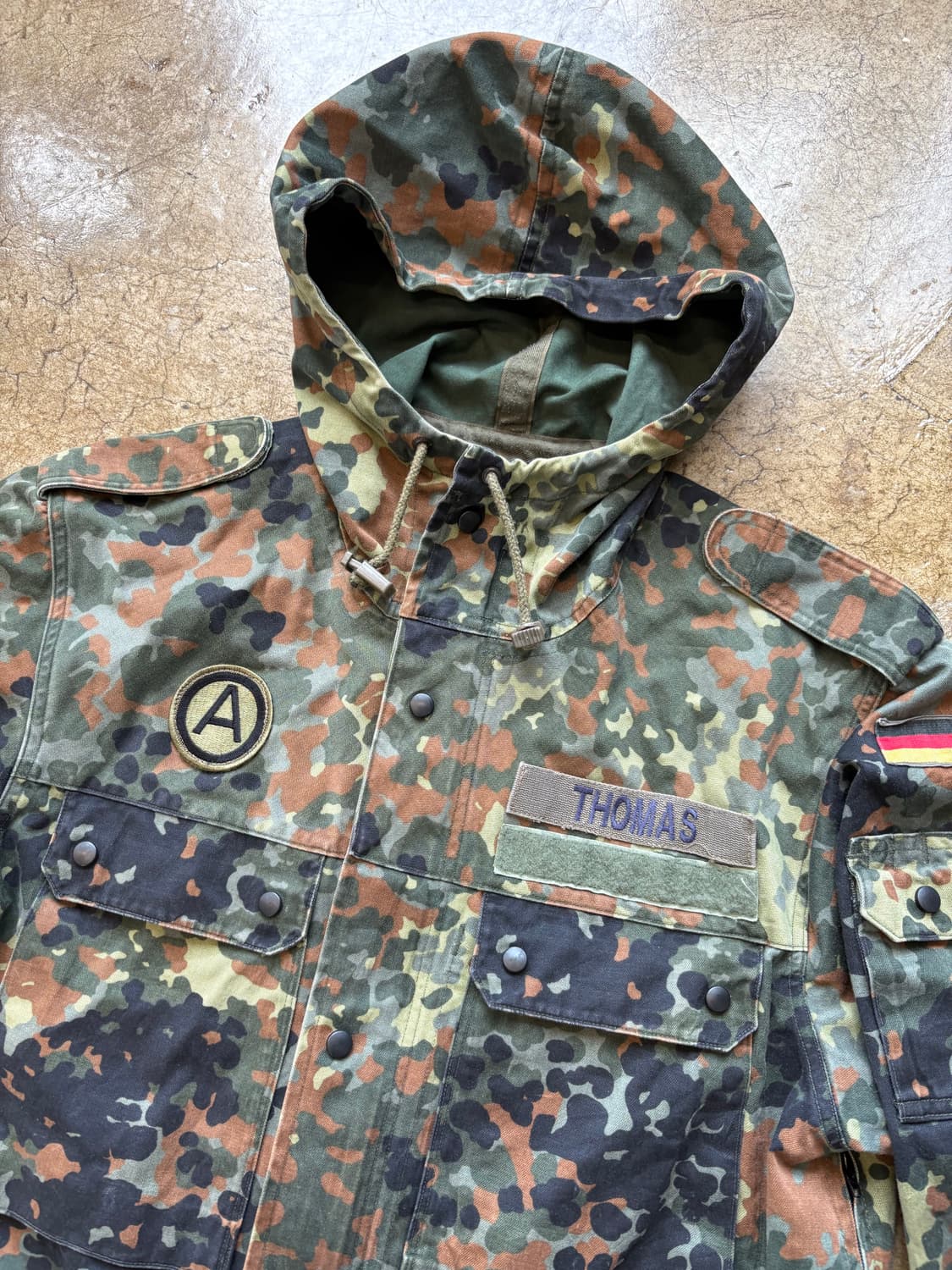 1997년 독일군 플렉탄 카모 필드 야상 상품이미지4