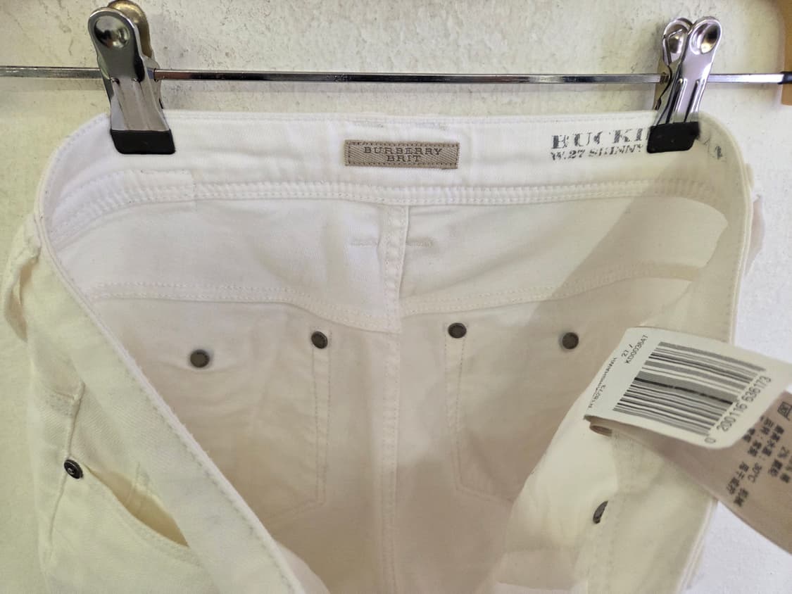 버버리 브릿 스키니진 화이트 상품이미지9