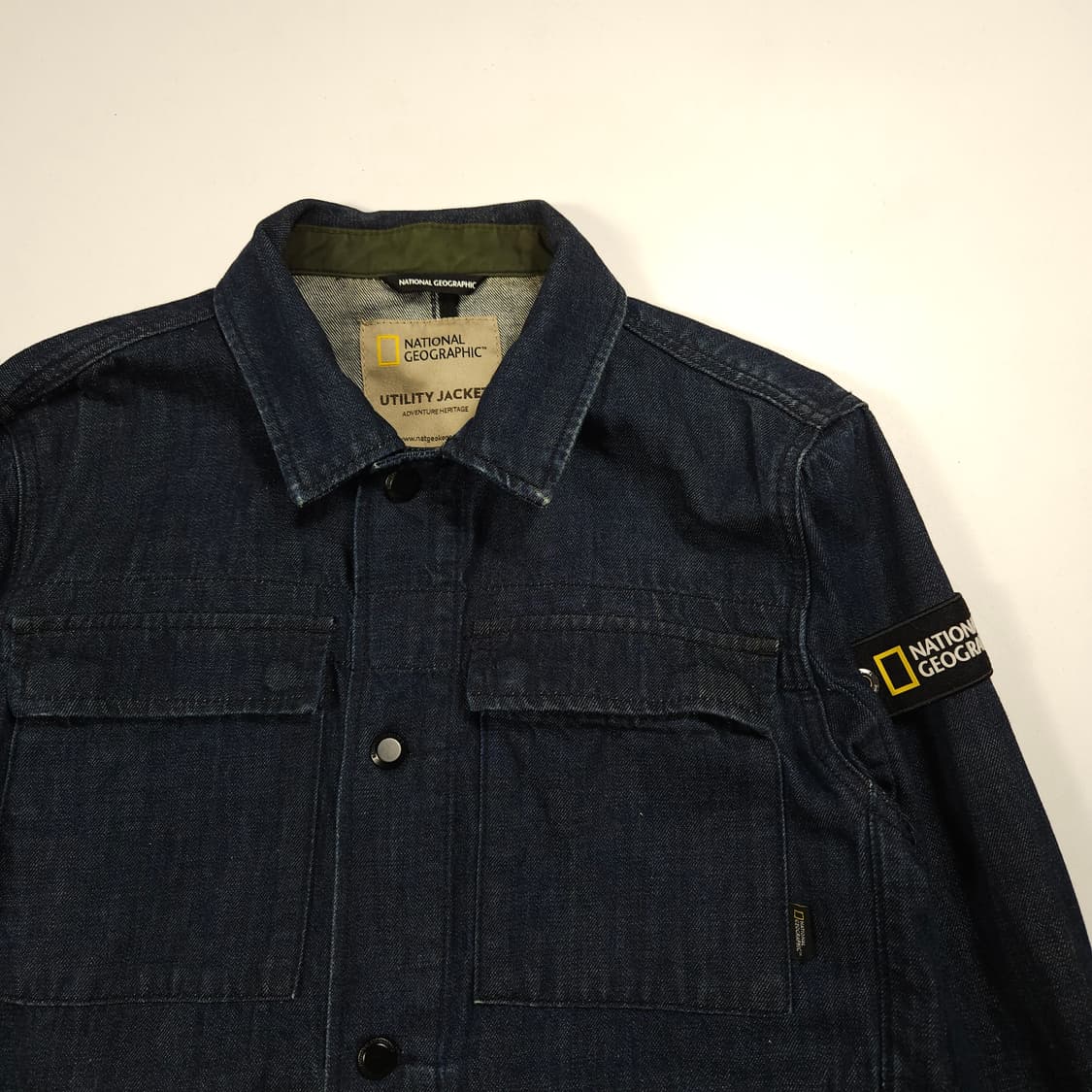 내셔널지오그래픽 와펜 유틸리티 데님 자켓 상품이미지2