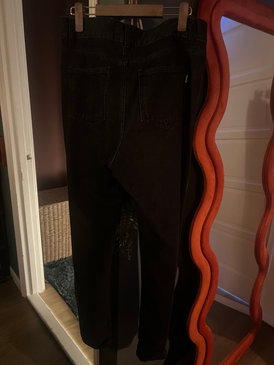 [M] 유쓰배쓰 밀크 카우 커팅 데님 팬츠 상품이미지3