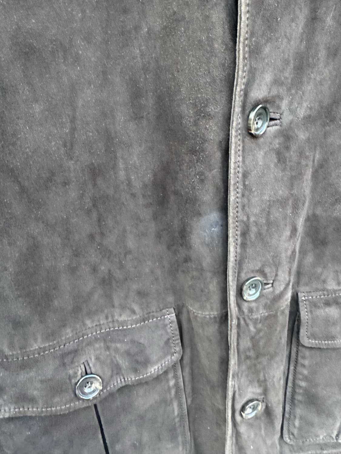 빈티지 국내생산 미군 a-1 양가죽 스웨이드 가죽 자켓 상품이미지5