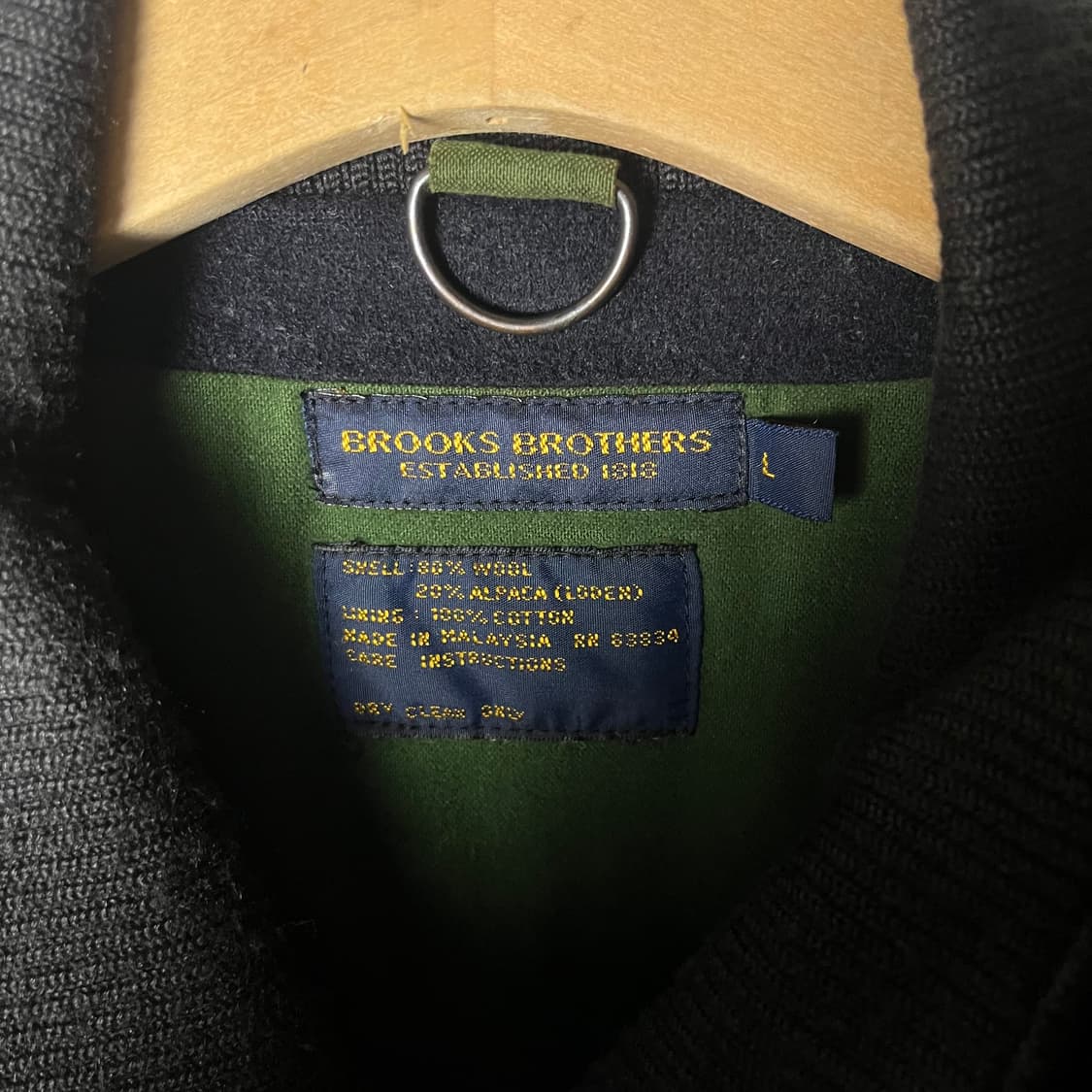 [Brooks Brothers] 브룩스브라더스 울 알파카 헤링턴 자켓 상품이미지5