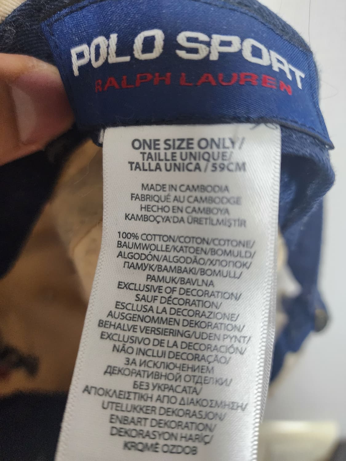 폴로 스포츠 볼캡 상품이미지2