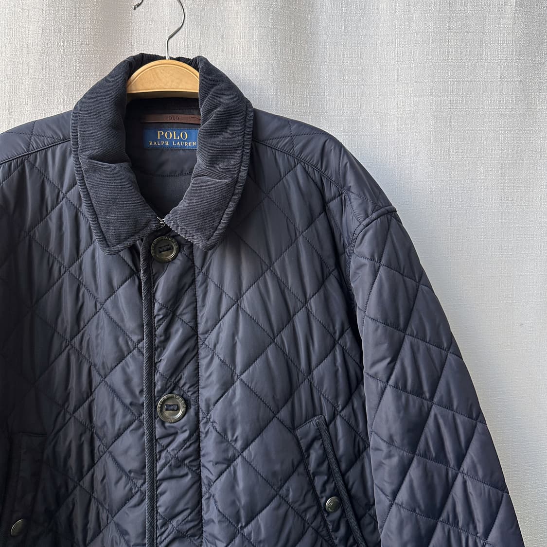 폴로 랄프로렌 캠튼 퀼팅 카코트 자켓 네이비 XL 상품이미지2