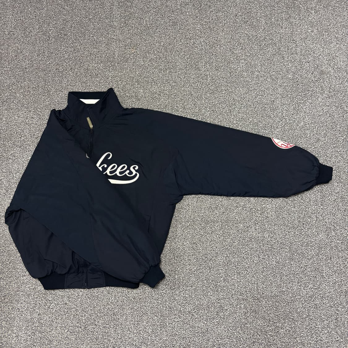 90s 빈티지 마제스틱 양키즈 웜업 자켓 상품이미지4