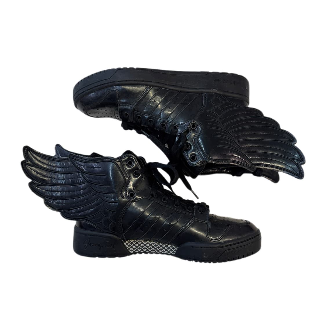 아디다스 X 제레미스캇 유광 블랙 윙 2.0 슈즈 260 상품이미지2