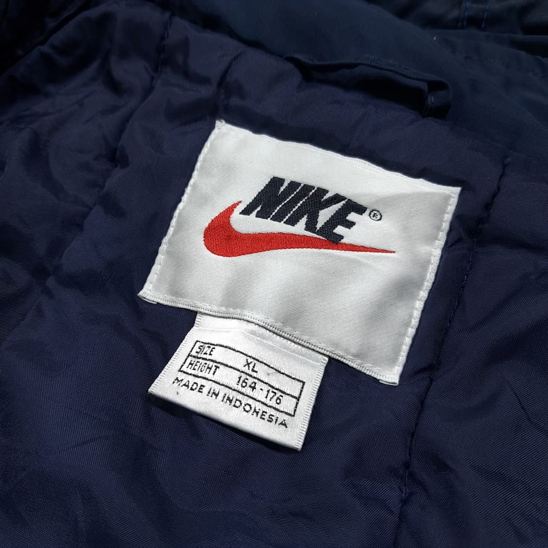 CL451 XL 나이키 90s 빅로고 아플리케 네이비 자켓 아우터 상품이미지7
