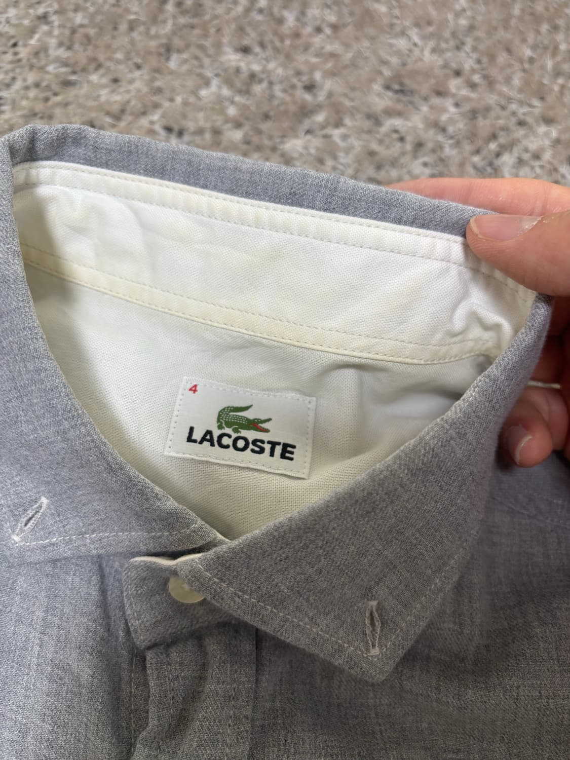 일본판 라코스테 셔츠 사이즈 95-100 상품이미지5