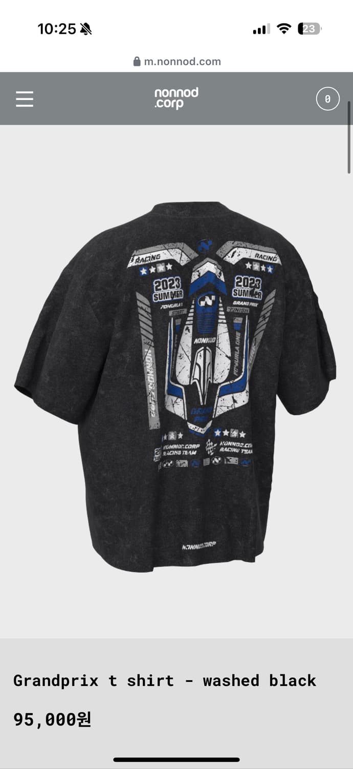 논노드 Grandprix t shirt 레이싱 티셔츠 상품이미지1
