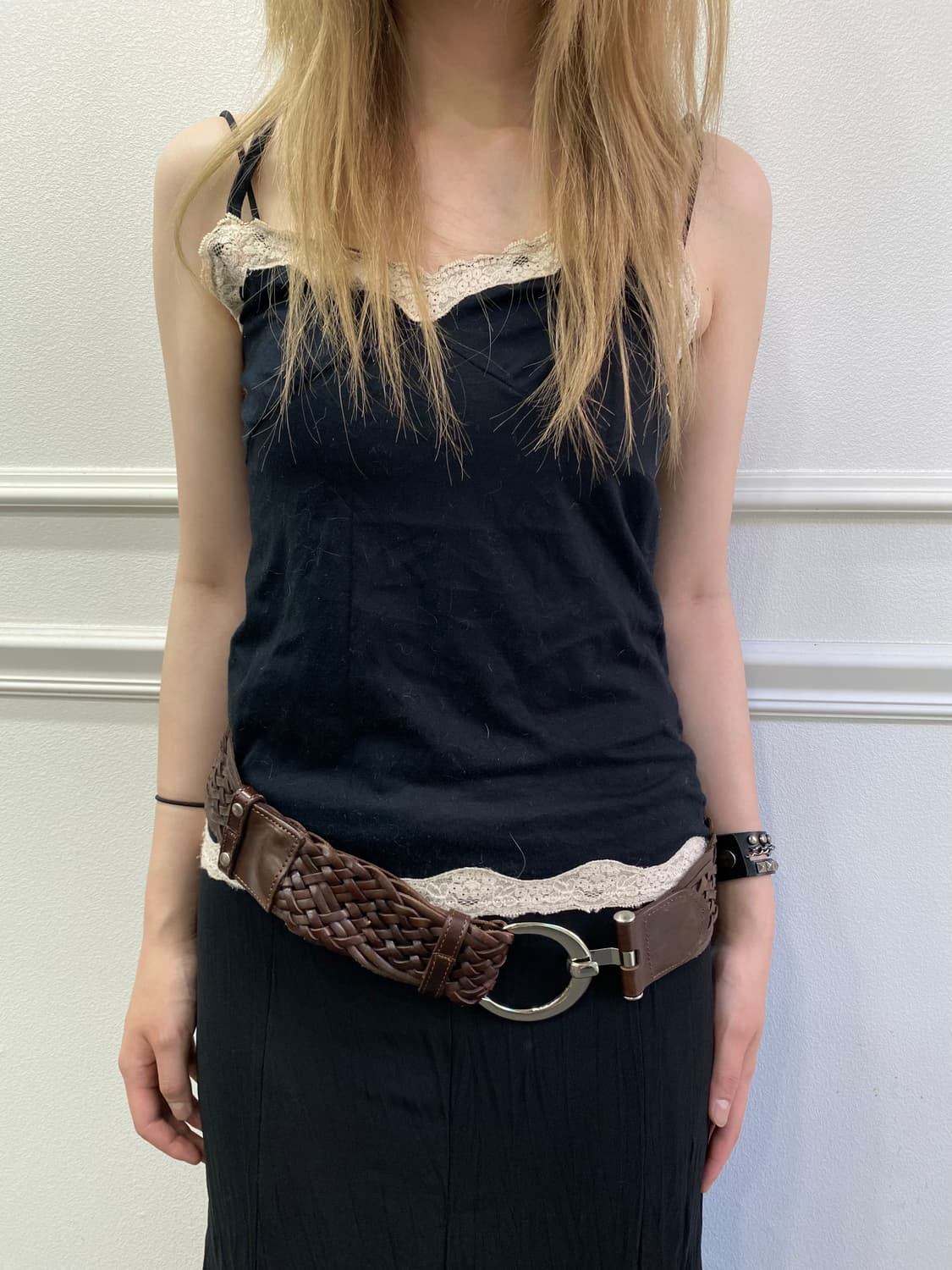 Y2K Brown Belt 상품이미지5