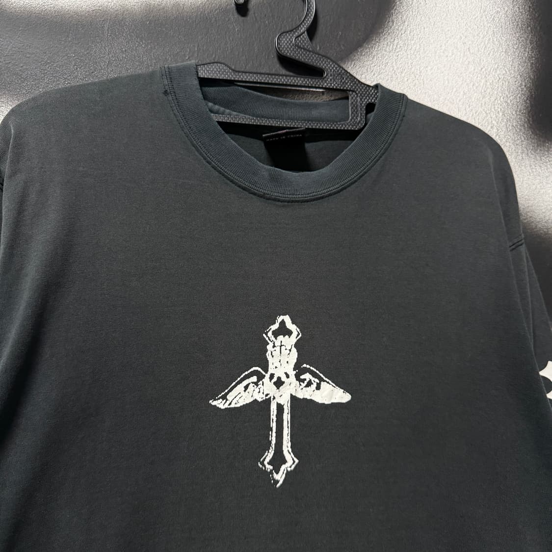 VTG 빈티지 멀티 프린팅 락 고스 펑크 롱슬리브 티셔츠 상품이미지3