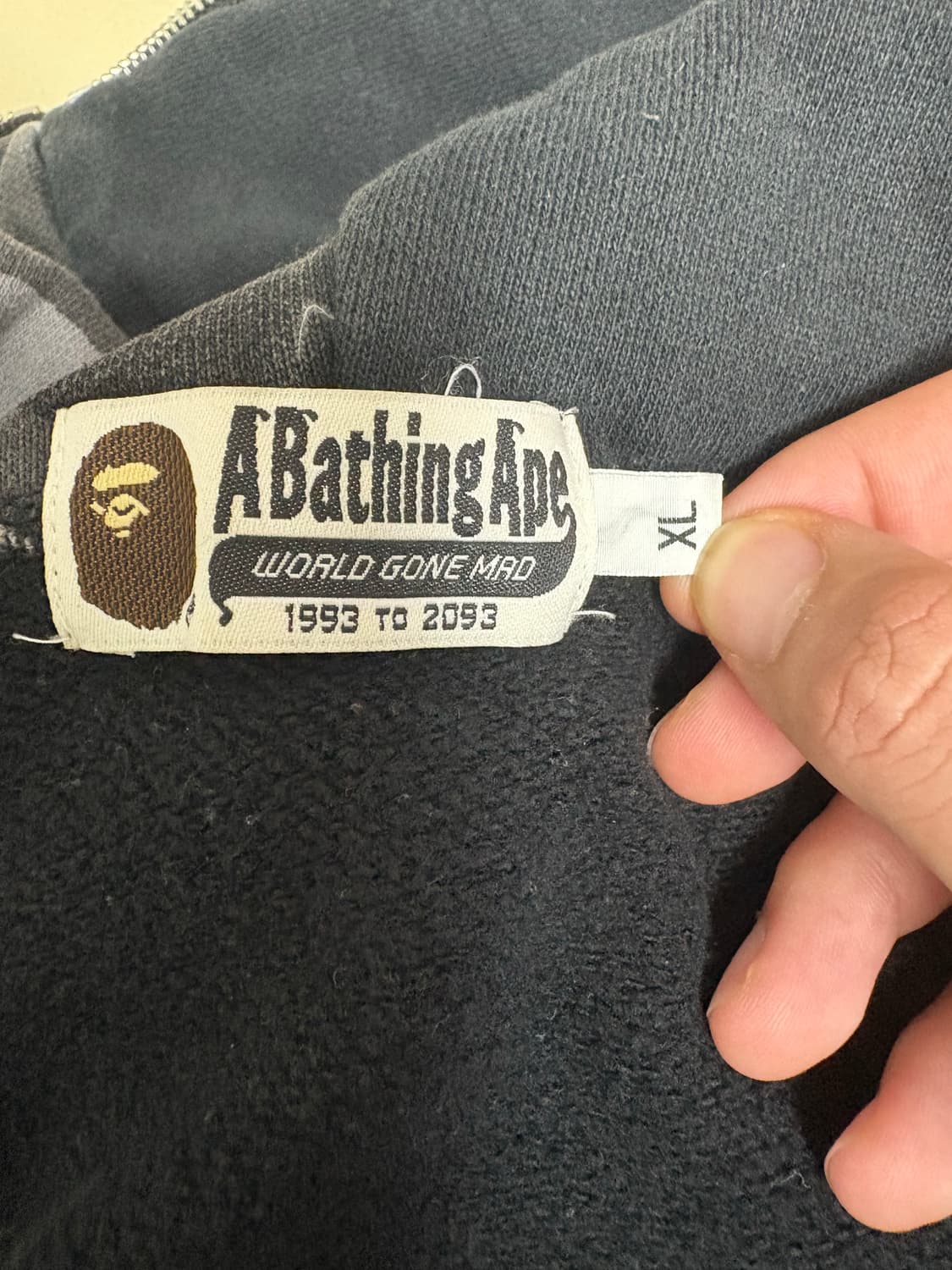 [XL] 베이프 타이거 반반카모 후드집업 판매합니다 상품이미지4