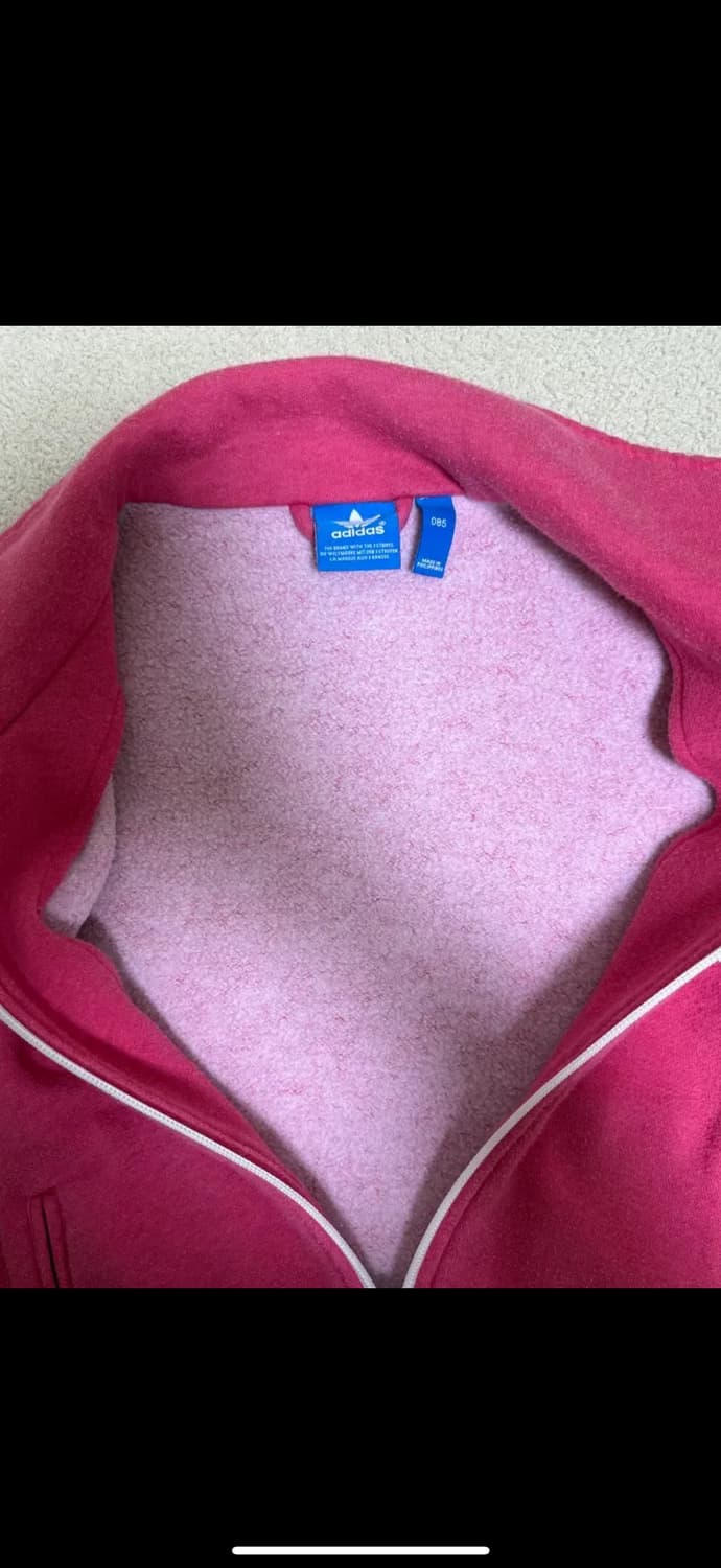 아디다스 핫핑크 져지 집업 상품이미지5